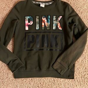 Victoria's Secret PINK Olive Sweatshirt